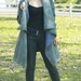 S016--Lovely Poncho( Flower batik Silk-Cotton Poncho)