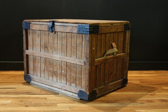 RESERVED Vintage Bread Shipping Crate G B Lewis
