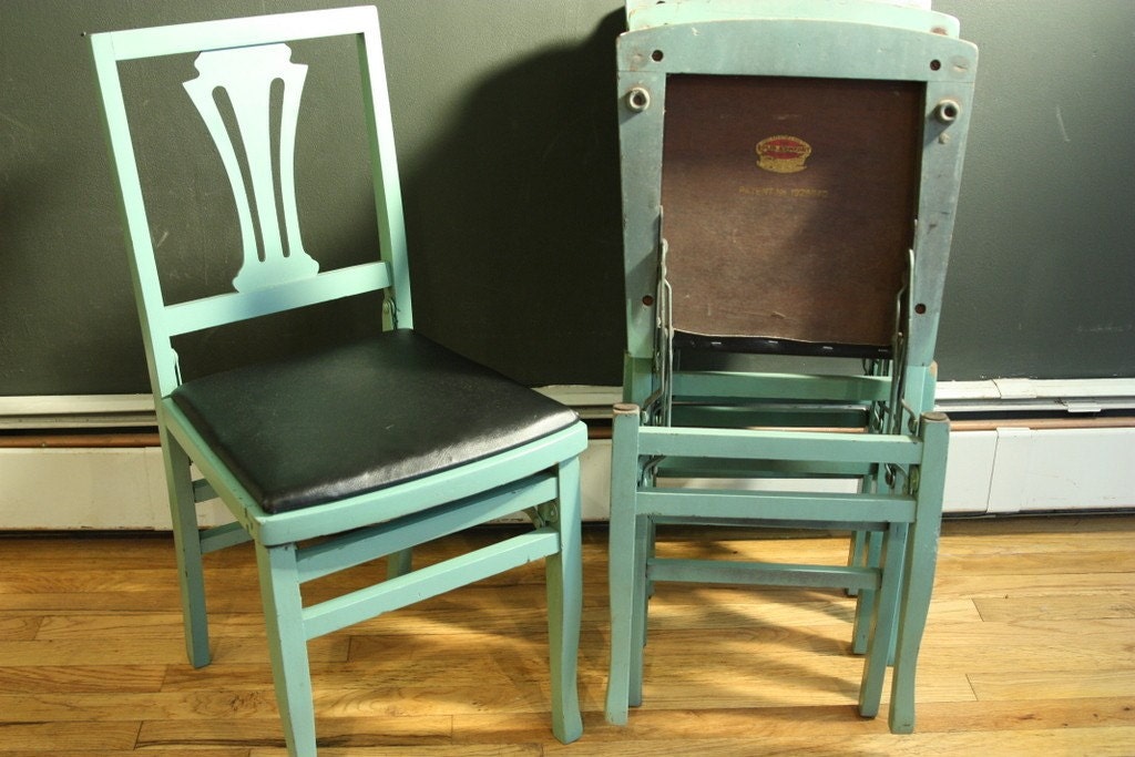 1930s Art Deco Folding Chairs Solid Kumfort By Sevenbc On Etsy