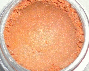 PEACH Mineral Eyeshadow - Vegan Friendly Mineral Eye Shadow - No Talc, No Preservatives - 5 Gram Jar with Sifter - On Sale