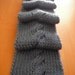 Knit Cable Scarf Vegan