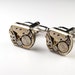 Steampunk Cufflinks Vintage Gruen Watch Movement Mens Gear Cuff Links by Steampunk Vintage Design