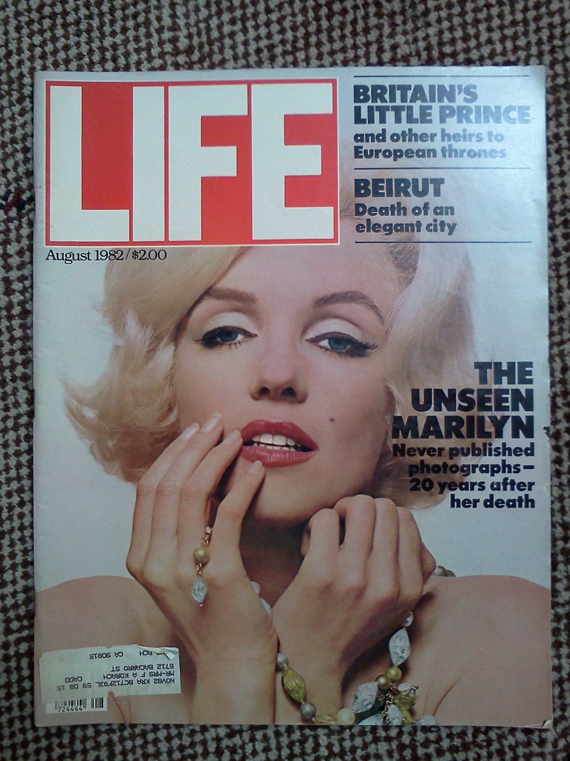 Life with Marilyn////Rare////vtg 1982 Life Magazine with
