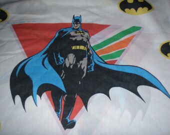 Batman TWIN FLAT Sheet - Reclaimed Bed Linens