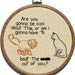 Cat Buddies Hand Embroidery (mature) - 6" Hoop