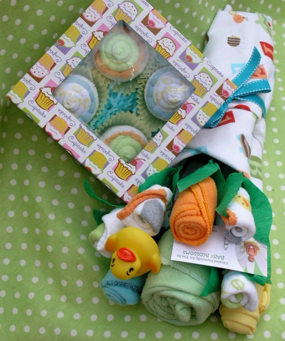 Gender Neutral Baby Gift Set Baby Gift Basket for by ...