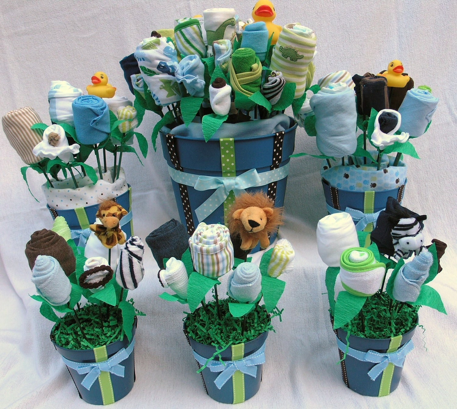 Popular items for baby boy shower centerpieces on Etsy