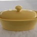 3 Piece Butter Boat - EZ Grip Knob - Pick Your Color - Corn Yellow, True Red, Sage Green, Cobalt Blue, Black - Pottery - 3 Piece - USA Made