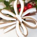 1960s Trifari White Bow Brooch