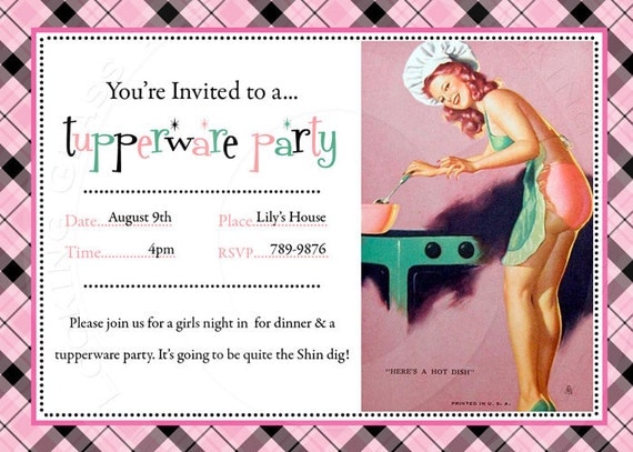 Free Printable Tupperware Party Invitations 6