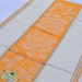 Vintage Linen Kitchen Dishtowel - Yellow Rose Stripe - NOS