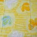 Vintage Bed Sheet - Butterflies on Yellow - Twin Fitted NOS