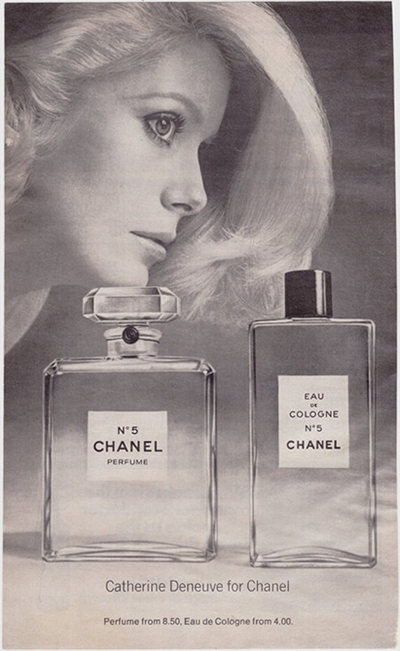 1973 ad Chanel No. 5 Perfume Catherine Deneuve by ArcaniumAntiques