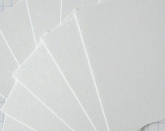 ACEO Blanks ATC Card Blanks Plain White Card Stock Paper Smooth Acid Free Archival Pack of 100 Pieces Drawing Supply Paper Art 3.5in x 2.5in