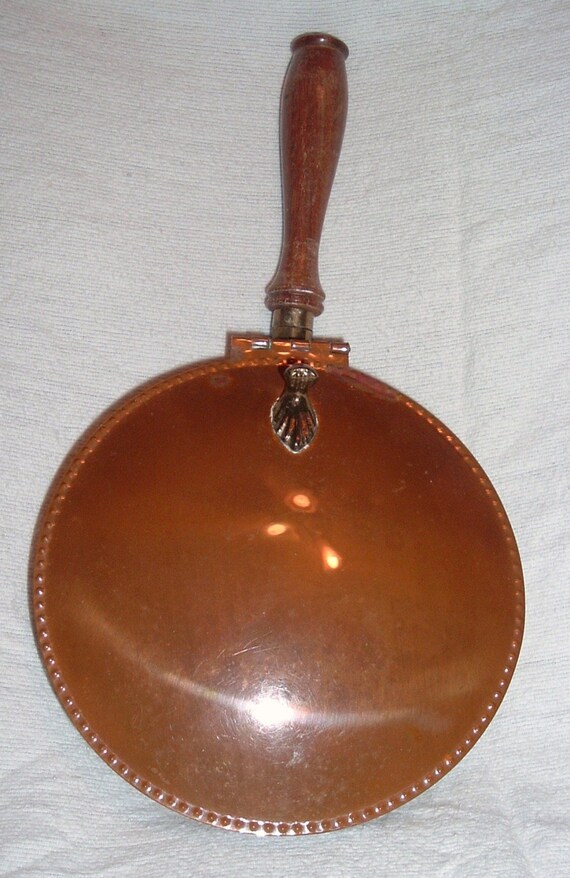 Vintage Copper Silent Butler Fireplace Ash Tray made in