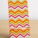 Desk organizer business card holder cell holder chevron rainbow colorful design pink blue green orange home office decor israel hmet