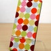 Business card holer cell holder desk organizer colorful polka dots desk accessories iphone accessories gadget