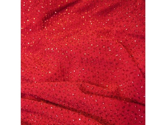 sparkly red top