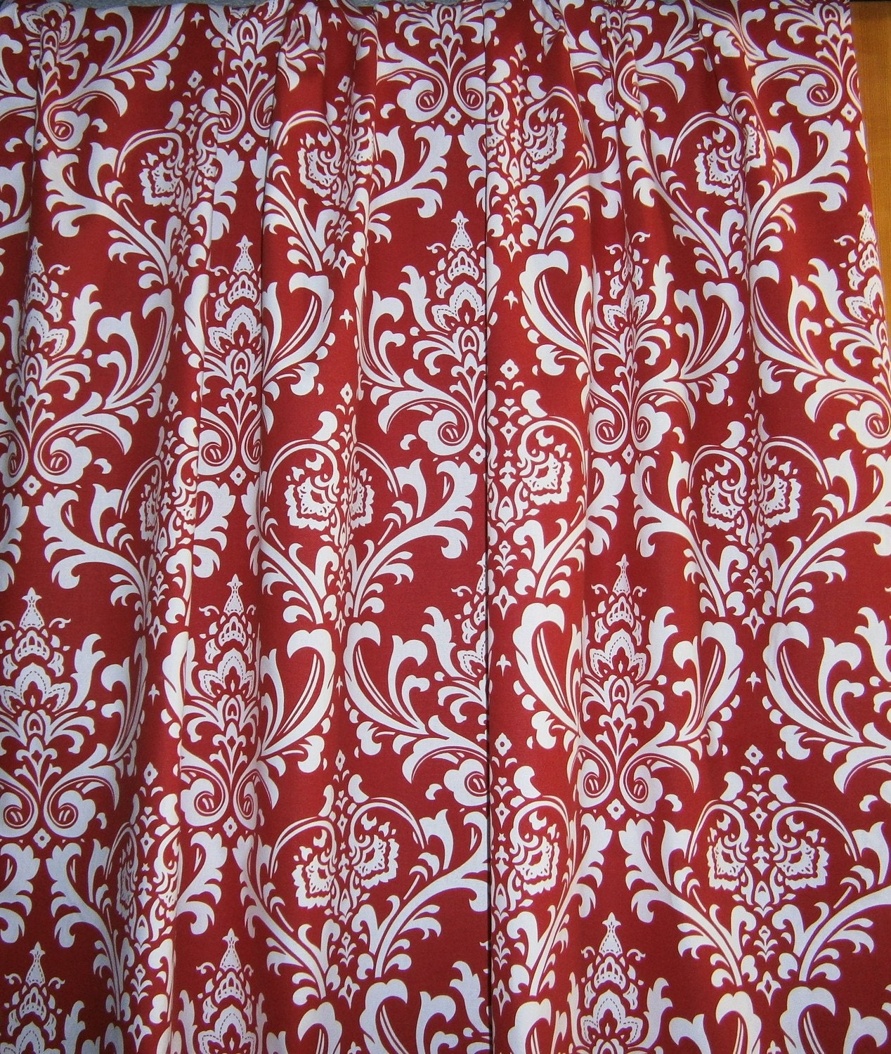 Reserved Pair of curtain panelsplus 2 valances by kirtamdesigns