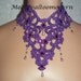 Purple Lavender Medieval Lace Victorian Choker NEW OOAK