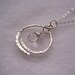 Eternally Loved - Remembrance Necklace in Sterling Silver - Miscarriage, Stillbirth, Infant Loss Memorial Necklace