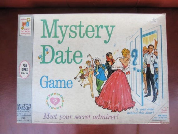 VINTAGE Mystery Date Board Game Milton Bradley 1965 by swankarama
