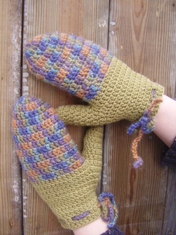 Percival topdown mittens a crochet pattern
