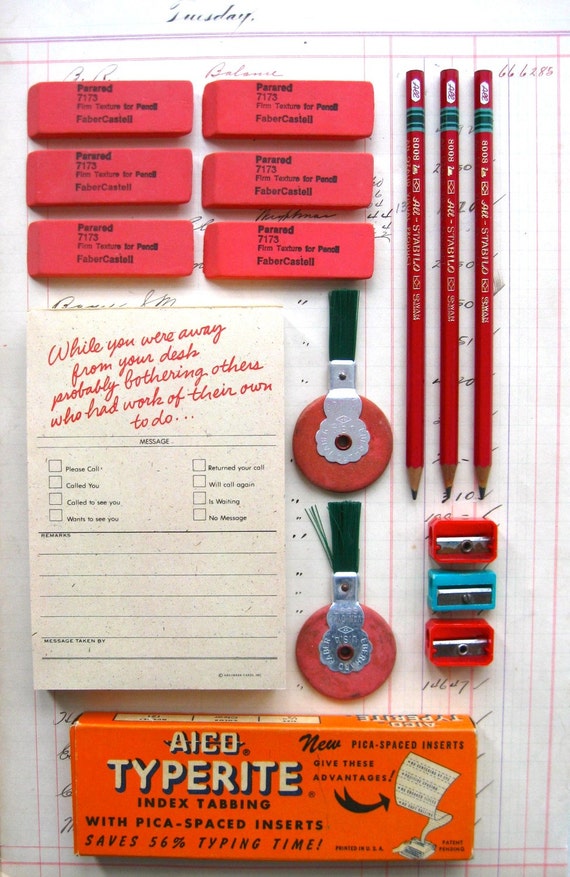 Instant Collection of Retro Office Supplies