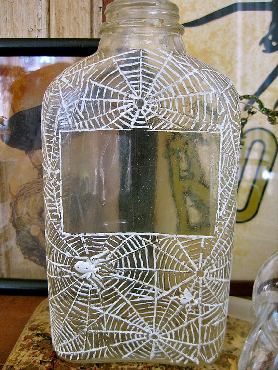 spider web bottle