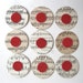 100 vintage sheet music circle 3 inches