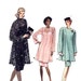 Vintage 1980s Vogue 7097 Classic Sheath with High Collar Lace Over Dress or Tunic Sewing Pattern--Bust 36-40