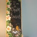 Handpainted Robin nest Chalk board