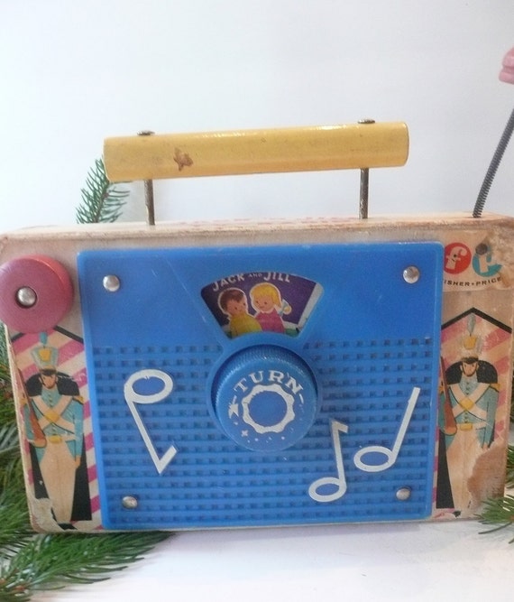 fisher price radio vintage