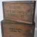 Vintage Two Small 1950s Boxes Home Decor Unsusal Find