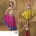 Simplicity 2158 Three Women's Bellydance Costumes in Sizes 6-12