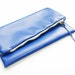 Blue Fold over Clutch FINAL SALE