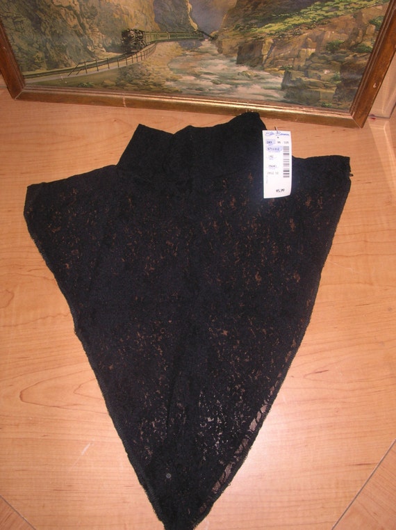 Fashion Black Lace Collar Neck Dickie Under Shirt