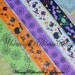 NEW 10 Yards 7/8 1" 1.5 HALLOWEEN cat candy Spiders webs dots Witch feet Pot Moon on white Grosgrain Ribbon sewing hair bows