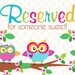 Reserved Custom Listing for --- KYLIE --- ONLY