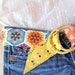 Hello Yellow Fabric Belt,