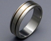 non traditional hand crafted wedding rings