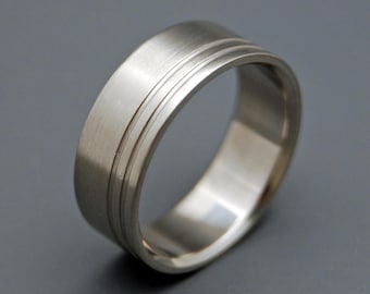 Titanium Rings, wedding rings, titanium jewelry, men's ring, DUET