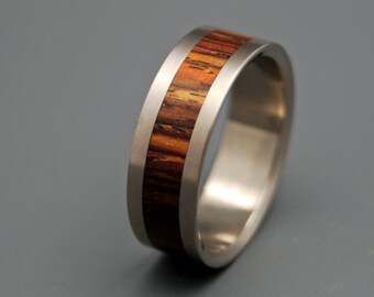 Eco friendly titanium wedding rings