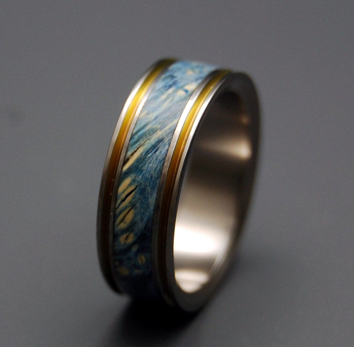 Titanium-Wedding-Ring-wood-ring-wedding-band-wooden-ring