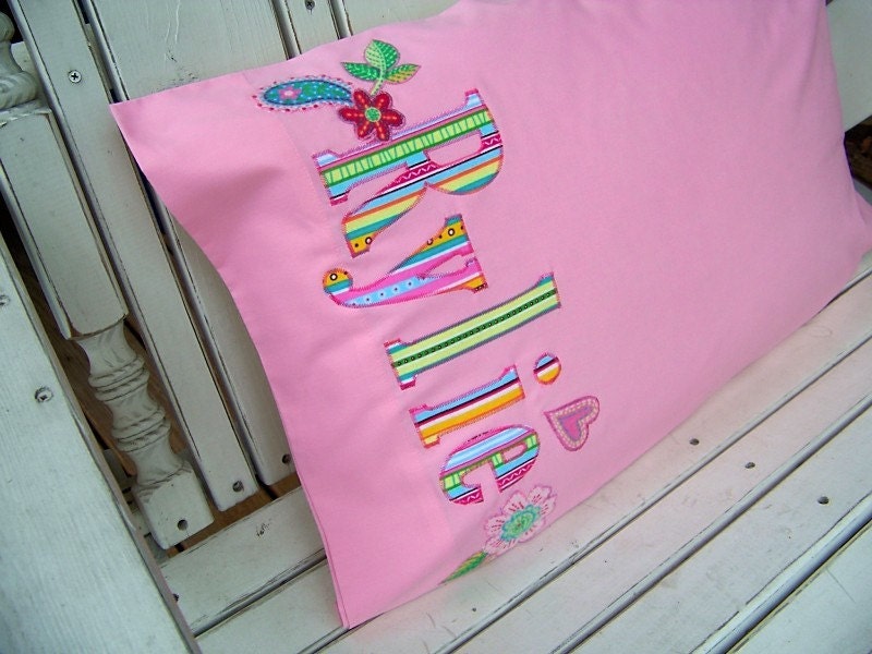 Special Order for CassieName Pillowcase Personalize Just For
