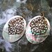 Shells and Brass Filigree Earrings - Ships Free