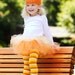 Candy Corn Tutu Halloween Costume (Tutu, Hat and Leg Warmers)