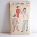 Vintage 1940s Advance Pajama Pattern 4190