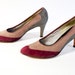 Reserved Vintage Color Blocked Suede Shoes Size 8 1/2