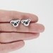 lemur post earrings